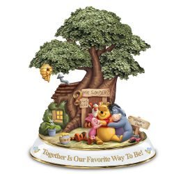 DISNEY -  TOGETHER IS OUR FAVORITE... ORNAMENT WITH CERTIFICATE -  WINNIE THE POOH