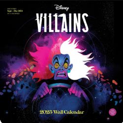 DISNEY -  VILLAINS 2025 WALL CALENDAR