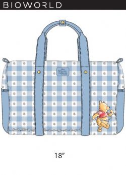 DISNEY -  WINNIE THE POOH BLUE DUFFLE BAG