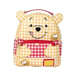 DISNEY -  WINNIE THE POOH GINGHAM BACKPACK -  LOUNGEFLY