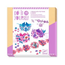 DO IT YOURSELF -  4 FELT BRACELETS TO CREATE (MULTILINGUAL)
