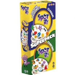 DOBBLE -  SPOT IT! SUPERPACK - CLASSIC / CAMPING (MULTILINGUAL)
