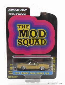 DODGE -  THE MOD SQUAD 1971 CHALLENGER 340 1/64 - LIMITED EDITION -  HOLLYWOOD SERIES 34
