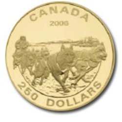 DOG SLED TEAM -  2006 CANADIAN COINS