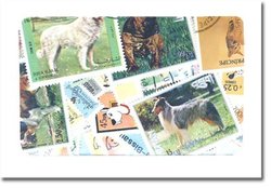 DOGS -  200 ASSORTED STAMPS - DOGS