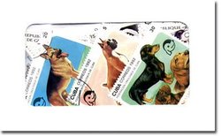 DOGS -  25 ASSORTED STAMPS - DOGS