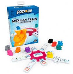 DOMINOES -  DOMINOES: DOUBLE-12 MEXICAN TRAIN TRAVEL