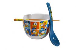 DONALD DUCK -  DONALD'S BOWL -  RAMEN BOWL WITH CHOPSTICKS AND SPOON