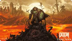 DOOM -  EXTENDED PLAYMAT - THE DOOM SLAYER (24