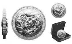 DOUBLE EXTRAORDINARILY HIGH RELIEF COINS -  YEAR OF THE DRAGON -  2025 CANADIAN COINS