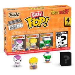 DRAGON BALL -  4 PACK-TINY POP! FIGURE - FRIEZA(4TH FORM), SUPER SAIYAN GOKU, PICCOLO AND MYSTERY FIGURES - SERIES 4 -  BITTY POP!