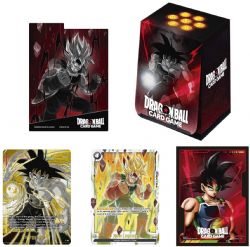 DRAGON BALL SUPER FUSION WORLD -  DECK BOX AND CARD SLEEVES SET 1 - BARDOCK