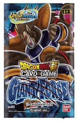 DRAGON BALL SUPER -  GIANT FORCE DRAFT BOOSTER PACK (ENGLISH) -  UNISON WARRIOR 06