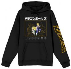 DRAGON BALL Z -  CHARACTER OUTLINE HOODIE BLACK (ADULT)