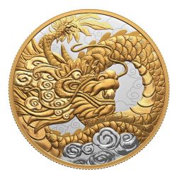 DRAGON OF THE CHINESE NEW YEAR (IN SILVER) -  HEAVENLY DRAGON -  2023 CANADIAN COINS 01