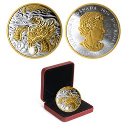 DRAGON OF THE CHINESE NEW YEAR -  THE BENEVOLENT DRAGON -  2019 CANADIAN COINS 01
