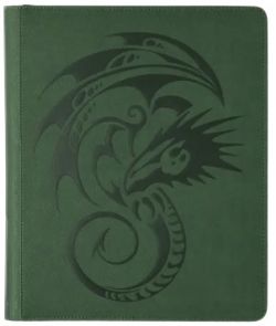 DRAGON SHIELD -  18 POCKET PORTFOLIO - CARD CODEX ZIPSTER BINDER REGULAR - FOREST GREEN (20 PAGES)