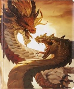 DRAGON SHIELD -  18 POCKET PORTFOLIO - CARD CODEX ZIPSTER BINDER - WOOD SNAKE 2025