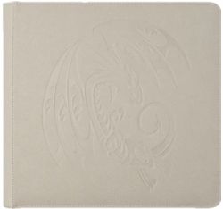 DRAGON SHIELD -  24 POCKET PORTFOLIO - CARD CODEX BINDER XL - ASHEN WHITE (24 PAGES)
