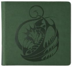 DRAGON SHIELD -  24 POCKET PORTFOLIO - CARD CODEX ZIPSTER BINDER XL - FOREST GREEN (20 PAGES)