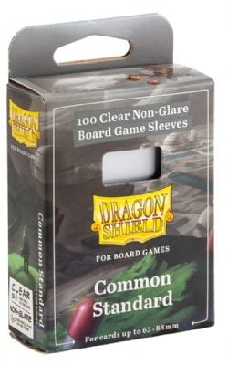 DRAGON SHIELD -  COMMON STANDART SLEEVES - 63 X 88 MM (100)