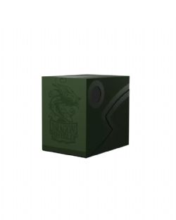 DRAGON SHIELD -  DECK BOX DOUBLE SHELL (150+) - FOREST GREEN/BLACK