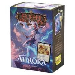 DRAGON SHIELD -  FLESH AND BLOOD AURORA ART SLEEVE, MATTE (100) -  FLESH AND BLOOD