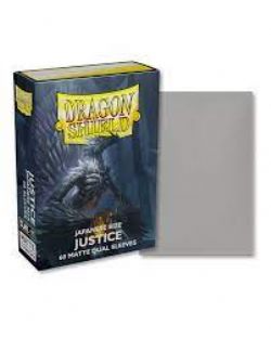DRAGON SHIELD -  JAPANESE SIZE SLEEVES - JUSTICE - MATTE DUAL (60)