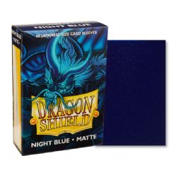DRAGON SHIELD -  JAPANESE SIZE SLEEVES - NIGHT BLUE - MATTE (60)