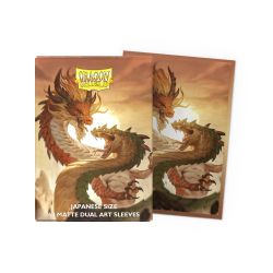 DRAGON SHIELD -  JAPANESE SIZE SLEEVES - WOOD SNAKE 2025 - DUAL MATTE (60)