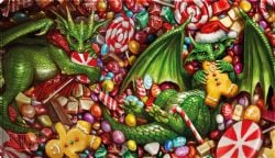 DRAGON SHIELD -  PLAYMAT WITH TUBE - CHRISTMAS 2024 (24