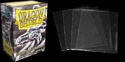 DRAGON SHIELD -  STANDARD SIZE SLEEVES - CLEAR (100)