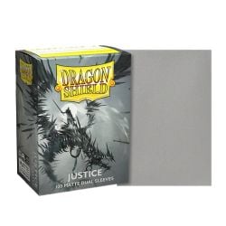 DRAGON SHIELD -  STANDARD SIZE SLEEVES - JUSTICE - MATTE DUAL (100)