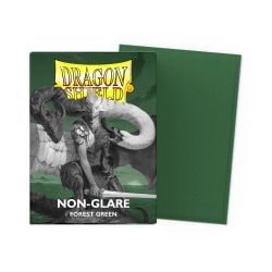DRAGON SHIELD -  STANDARD SIZE SLEEVES - NON-GLARE FOREST GREEN - MATTE (100)