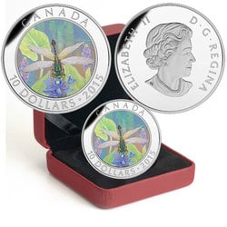 DRAGONFLIES -  PYGMY SNAKETAIL -  2015 CANADIAN COINS 03