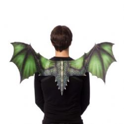 DRAGONS -  DRAGON WINGS - GREEN - SUBLIMATED