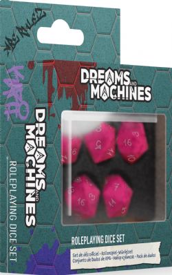 DREAMS AND MACHINES -  DICE SET (ENGLISH) -  RPG DICE 2D20