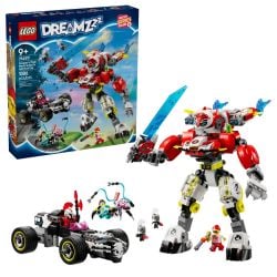 DREAMZZZ -  COOPER'S TIGER MECH & ZERO'S HOT ROD CAR (1006 PIECES) 71497