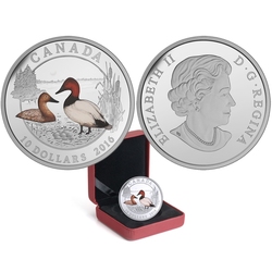 DUCKS OF CANADA -  CANVASBACK -  2016 CANADIAN COINS 06