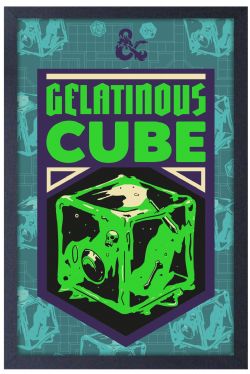 DUNGEONS AND DRAGONS -  GELATINOUS CUBE FRAMED PICTURE (13