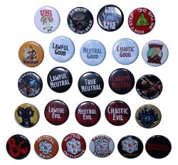 DUNGEONS AND DRAGONS -  MYSTERY BUTTON (1