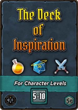 DUNGEONS & DRAGONS 5 -  LEVELS 5-10 (ENGLISH) -  DECK OF INSPIRATION