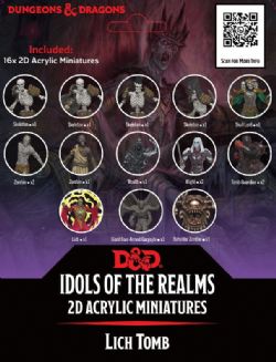 DUNGEONS & DRAGONS 5 -  LICH TOMB -  DND IDOLS 2D MINIS