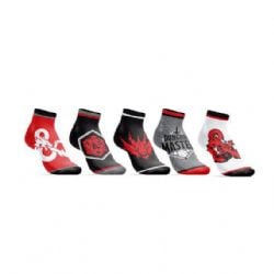 DUNGEONS & DRAGONS -  5 PACK ANKLE SOCKS