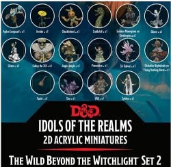 DUNGEONS & DRAGONS 5 -  THE WILD BEYOND THE WITCHLIGHT SET 2 : 2D ACRYLIC MINIATURES -  DND ICONS