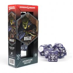 DUNGEONS & DRAGONS -  ADVENTURE DICE SET - ROGUE (PURPLE) (ENGLISH)