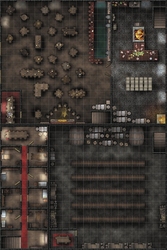 DUNGEONS & DRAGONS -  BATTLE MAP - TAVERN -  BATTLE MAP