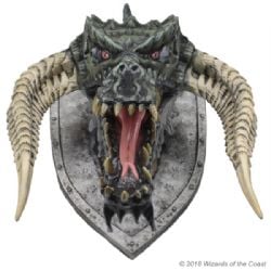 DUNGEONS & DRAGONS -  BLACK DRAGON TROPHY PLAQUE (32