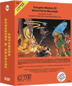 DUNGEONS & DRAGONS -  BNG DICE SET: DUNGEONS & DRAGONS CLASSIC MODULE WHITE PLUME MOUNTAIN (ENGLISH)