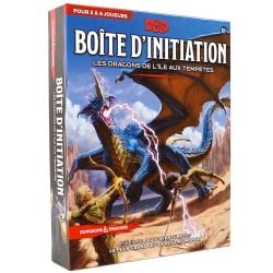 DUNGEONS & DRAGONS -  BOÎTE D'INITIATION LES DRAGONS DE L'ÎLE AUX TEMPÊTES (FRENCH) -  5TH EDITION